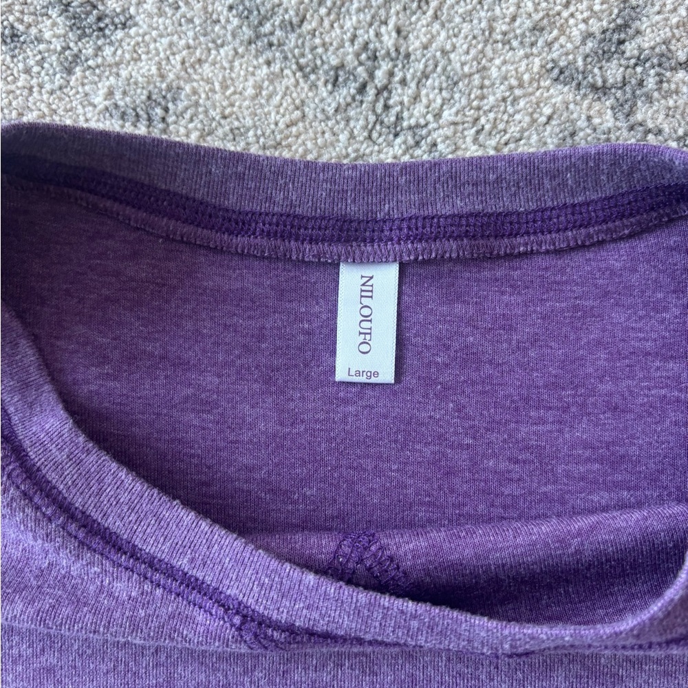 Purple Long Sleeve Top - Picture 2 of 5